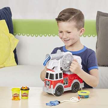 Play-Doh E6103EU5 PD FIRE Truck, Multicolour