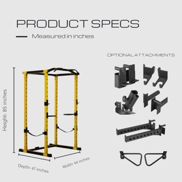 HulkFit Pro Series Power Cage for Home Gyms