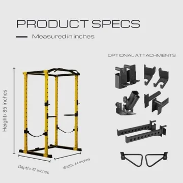 HulkFit Pro Series Power Cage for Home Gyms