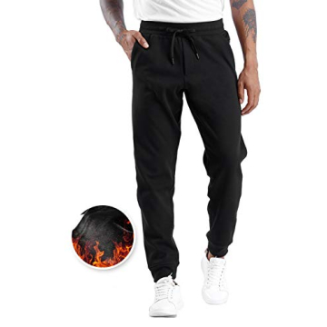 Men's Fleece Joggers with Deep Pockets for Training