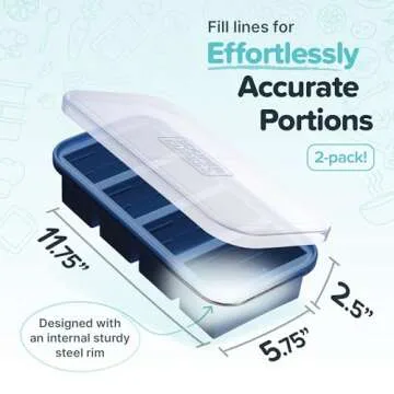 Souper Cubes Silicone Freezer Molds for Kitchen Efficiency