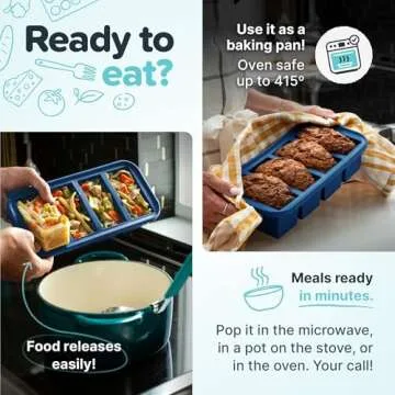 Souper Cubes Silicone Freezer Molds for Kitchen Efficiency