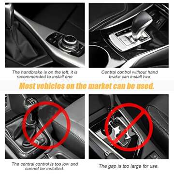 2 Packs Car Seat Gap Filler Organizer, Multifunctional Seat Gap Storage Box with Cup Holder, Console Side Extra Pouchs with USB Car Charger, Auto Accessories for Cellphone Wallet Key