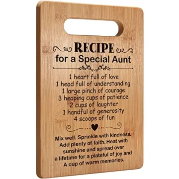 Cute Birthday Gifts for Aunt – Personalized Cutting Boards & More