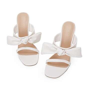 LAICIGO Women's Stylish Open Toe Stiletto Sandals for Elegance