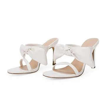 LAICIGO Women's Stylish Open Toe Stiletto Sandals for Elegance