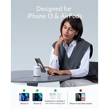 Anker 623 MagGo 2-in-1 Wireless Charger for iPhone & AirPods