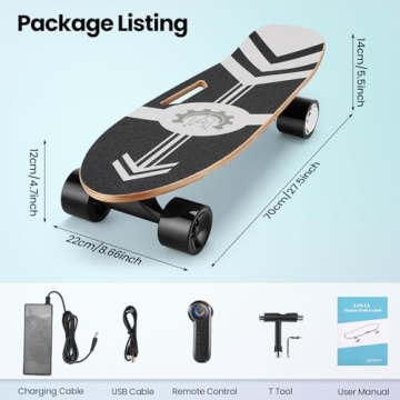 Caroma 350W Electric Skateboard - Speed & Fun on Wheels