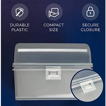 GlossyEnd 37-Slot Battery Storage Box Organizer