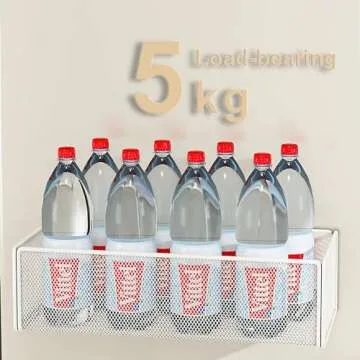 LIFEFAN Magnetic Basket Organizer Holder for Fridge Magnetic Storage Bin Box Containers for Refrigerator Whiteboard Classroom (Large, Black)