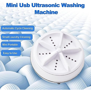 3-in-1 Mini Ultrasonic Washing Machine for Travel