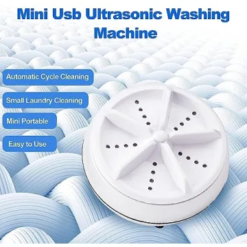 3-in-1 Mini Ultrasonic Washing Machine for Travel