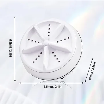 3-in-1 Mini Ultrasonic Washing Machine for Travel