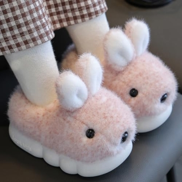 Cozy Bunny Slippers for Toddler Boys and Girls - Perfect for Play