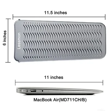 Heat Resistant Silicone Mat Pouch for Hair Styling Tools