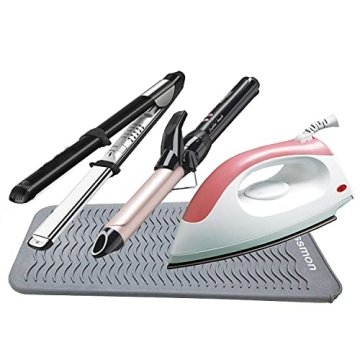 Heat Resistant Silicone Mat Pouch for Hair Styling Tools