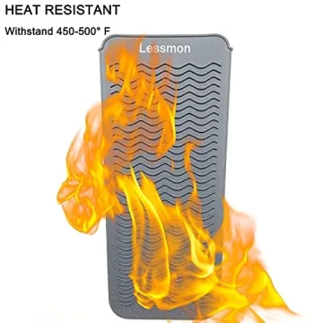 Heat Resistant Silicone Mat Pouch for Hair Styling Tools