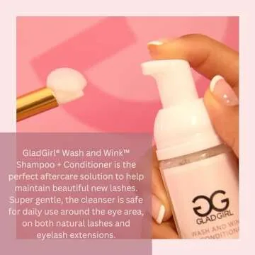 GladGirl Eyelash Extension Cleanser Wash And Wink 50ml