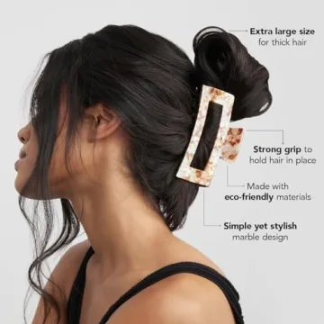 Kitsch Jumbo Claw Clips for Thick Hair - Stylish Durability