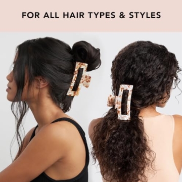 Kitsch Jumbo Claw Clips for Thick Hair - Stylish Durability