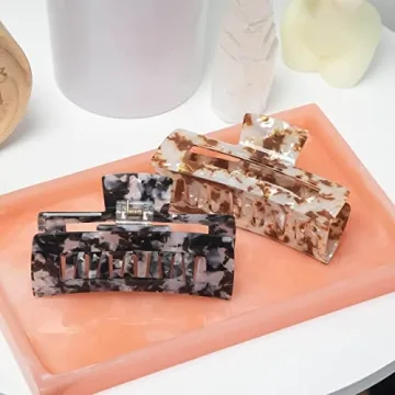 Kitsch Jumbo Claw Clips for Thick Hair - Stylish Durability