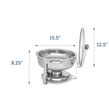 4-Quart NUCU-Vollrath Food Chafer in Stainless Steel