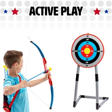 NSG Deluxe Bow and Arrow Set for Kids - Safe & Fun Archery