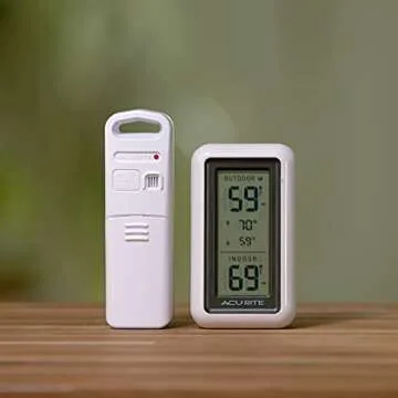 AcuRite Indoor Outdoor Digital Thermometer - Reliable & Stylish