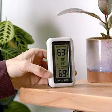 AcuRite Indoor Outdoor Digital Thermometer - Reliable & Stylish