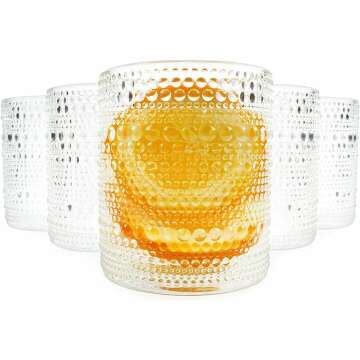 Darware Hobnail Drinking Glasses - 6pk Clear