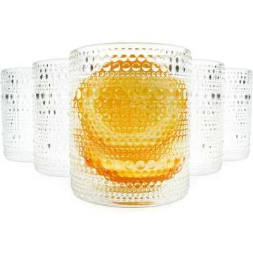 Darware Hobnail Drinking Glasses - 6pk Clear
