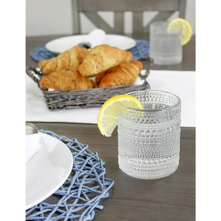 Darware Hobnail Drinking Glasses - 6pk Clear