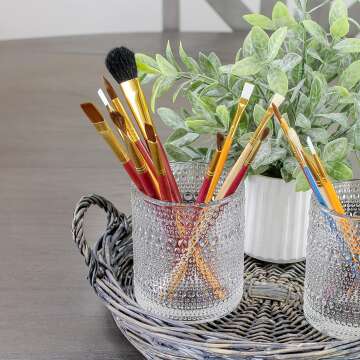 Darware Hobnail Drinking Glasses - 6pk Clear