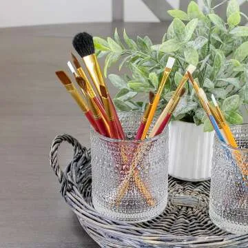 Darware Hobnail Drinking Glasses - 6pk Clear