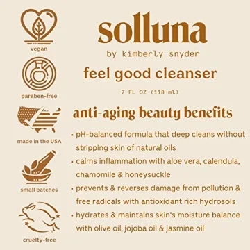 Solluna Feel Good Cleanser Safely Deep Cleans and Nourishes