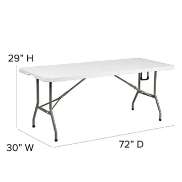 Flash Furniture 6' Folding Table for Indoor and Outdoor Events