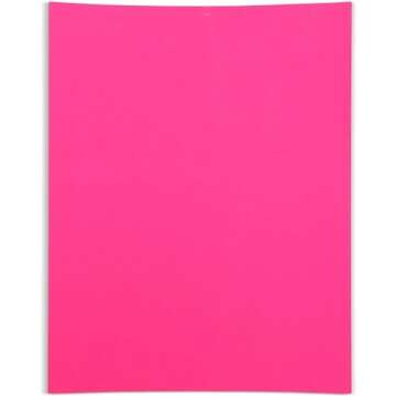 Neon Cardstock Paper: 8 Colors for Crafting Delight