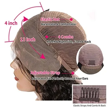 SOUNDFREAQ 22 Inch Body Wave Lace Front Wig for Women