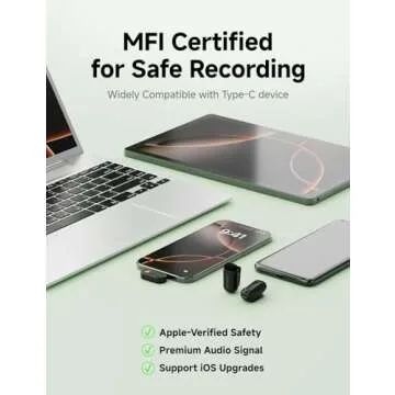 MAONO Wave T1 Mini Mic with AI Noise Cancellation and Filters