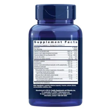 Life Extension Anti-Alcohol Complex for Liver Support