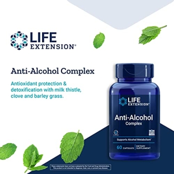 Life Extension Anti-Alcohol Complex for Liver Support