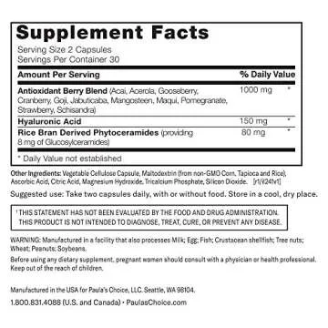 Paula's Choice Hyaluronic Acid + Ceramide Supplement