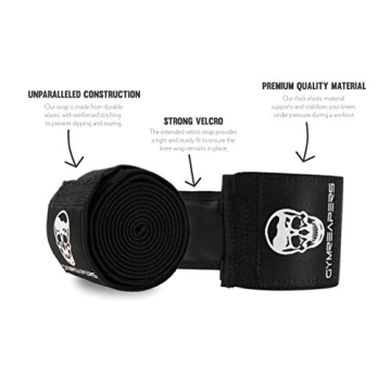 Gymreapers Knee Wraps - Ultimate Support for Weightlifting