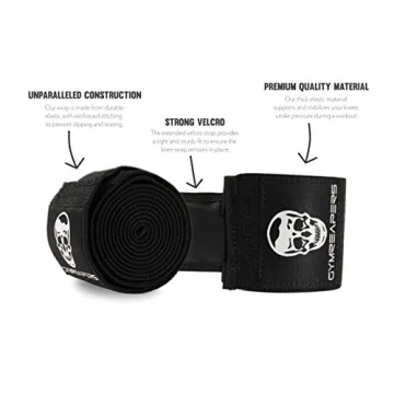 Gymreapers Knee Wraps - Ultimate Support for Weightlifting