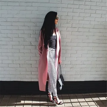 SweatyRocks Women's Sweatpants Drawstring Waist Long Workout Yoga Active Pants Striped Large