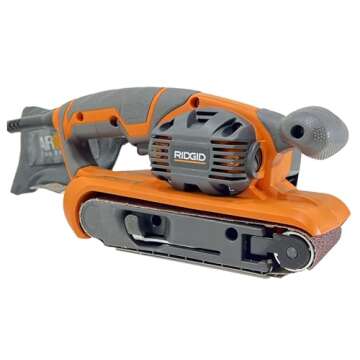 RIDGID ZRR2740 6.5 Amp 3-in X 18-in Heavy Duty Variable Speed Belt Sander (Renewed)