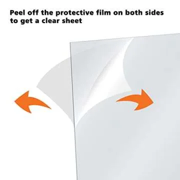 Plexiglass Sheets 12 Pack for Crafting Projects 5x7"