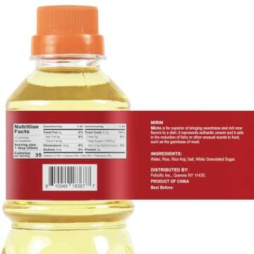 52USA Mirin, Japanese Mirin Cooking Wine, 16.9 FL OZ (Pack of 1), Red Rice Cooking Wine & Seasoning ...