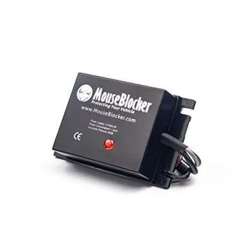 MouseBlocker 12V Ultrasonic Under Hood Mouse and Rodent Deterrent for Your Vehicle