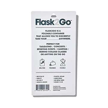Flask2Go - Foldable Flexible Flask for Events
